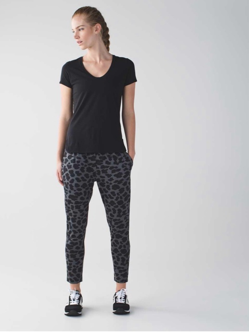 Lululemon Jet Crop Slim Pants, in Cherry Cheetah